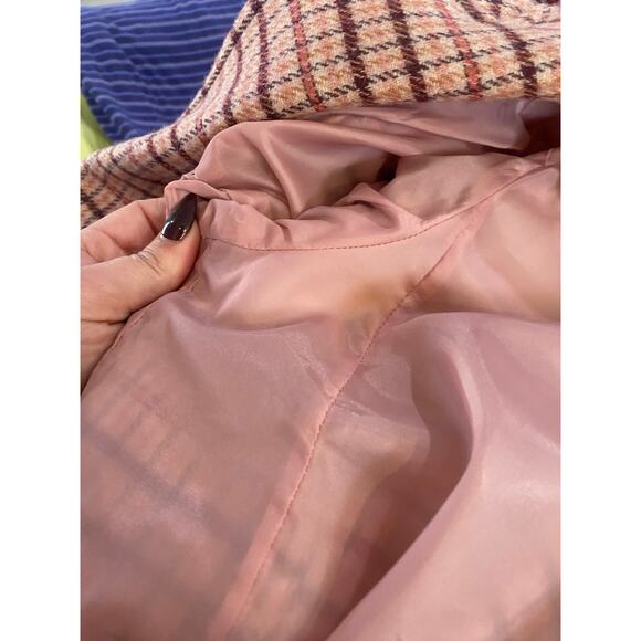 Talbots Wool Blend Plaid Preppy Classic Blazer Size 4 Petites - Picture 13 of 14